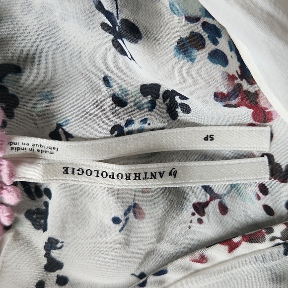 The Estela Sheer Printed Blouse: Short-Sleeve Edition - Picture 6 of 6